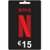 Netflix Carte Cadeau 15 EUR